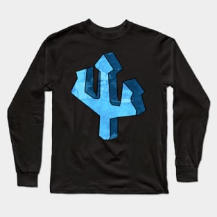 Hades Symbol - Poseidon Long Sleeve T-Shirt